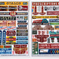 Blair Line 137 HO Scale Storefront Signs No. 4 Sheet (Pack of 2)