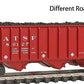 Bluford Shops 14062 N ATSF 14-Panel 70-Ton 3-Bay Hopper (Pack of 2)