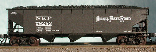 Bluford Shops 73171 N Scale Nickel Plate Road 3-Bay Offset Side Hopper #78283