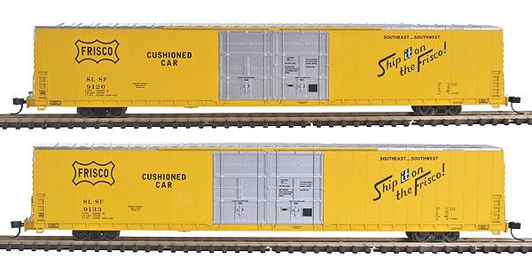 Bluford Shops 86182 N Frisco 86' Double Door Auto Parts Boxcar (Set of 2)