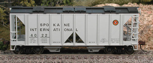 Bowser 40469 HO Scale Spokane International 70 Ton Covered Hopper #4022