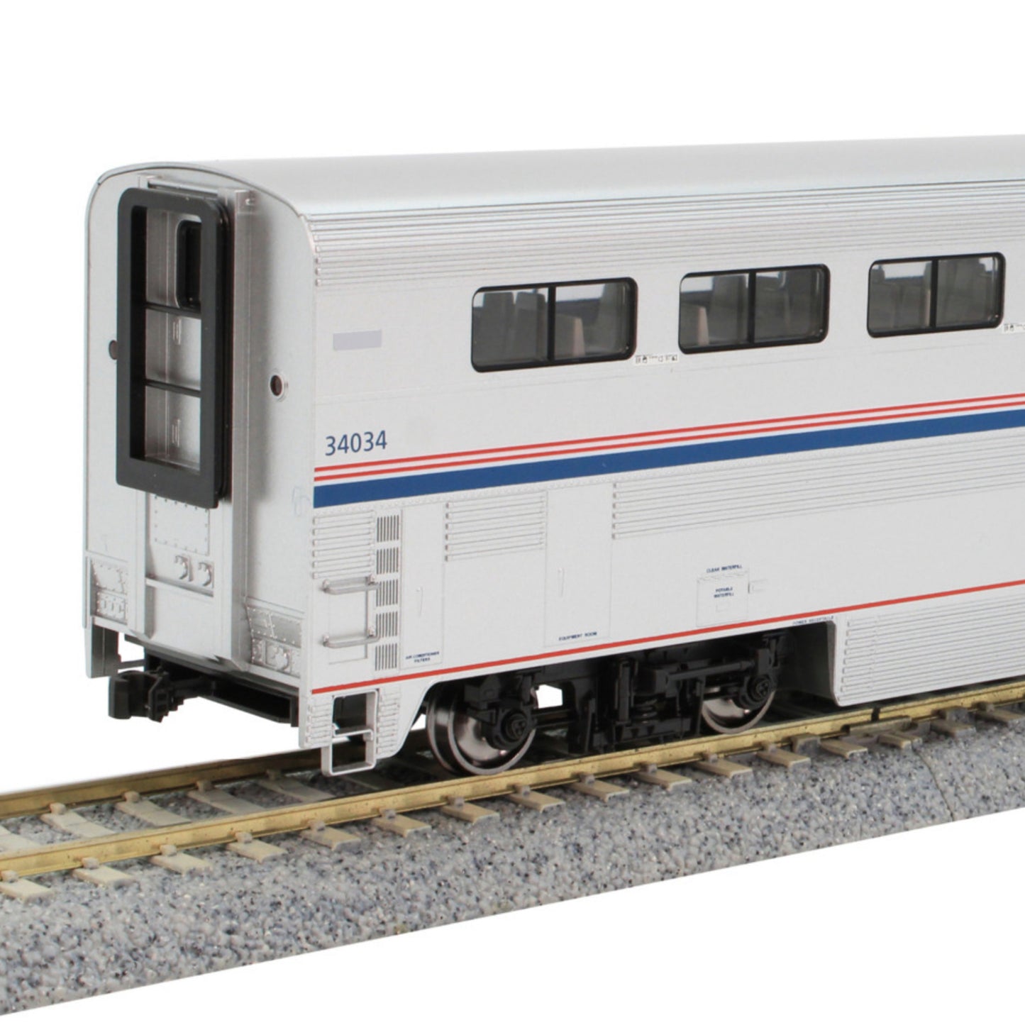 Kato 35-6058 HO Amtrak Phase VI Superliner I Coach #34034