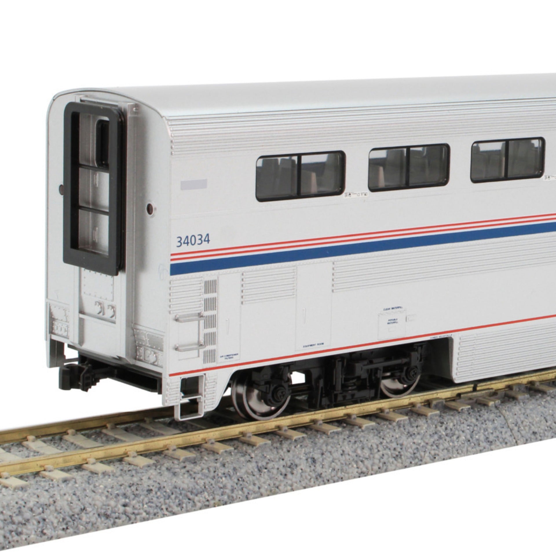Kato 35-6058 HO Amtrak Phase VI Superliner I Coach #34034