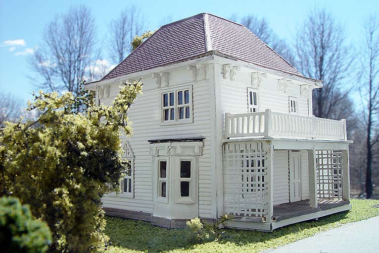 Branchline Trains 602 HO Dwight Eisenhower Boyhood Home - Laser-Art Kit