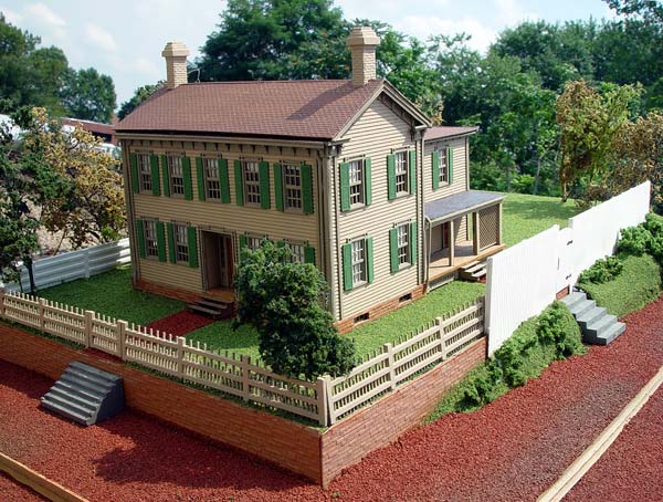 Branchline Trains 626 HO The Lincoln House Laser-Art Laser-Cut Wood Kit