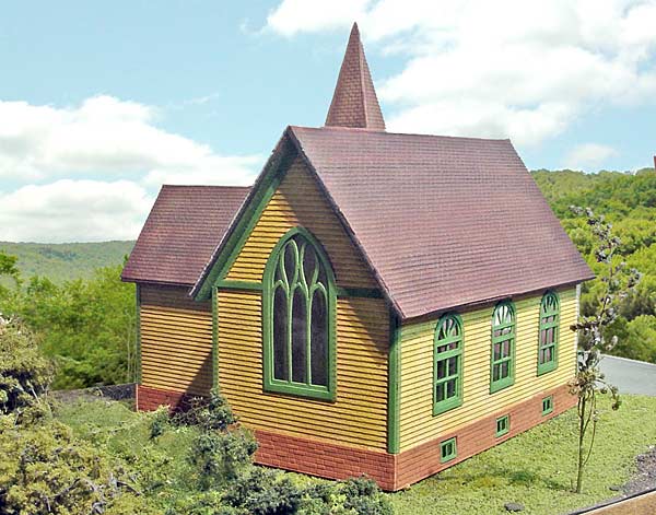 Branchline Trains 642 HO Church Laser Art 6