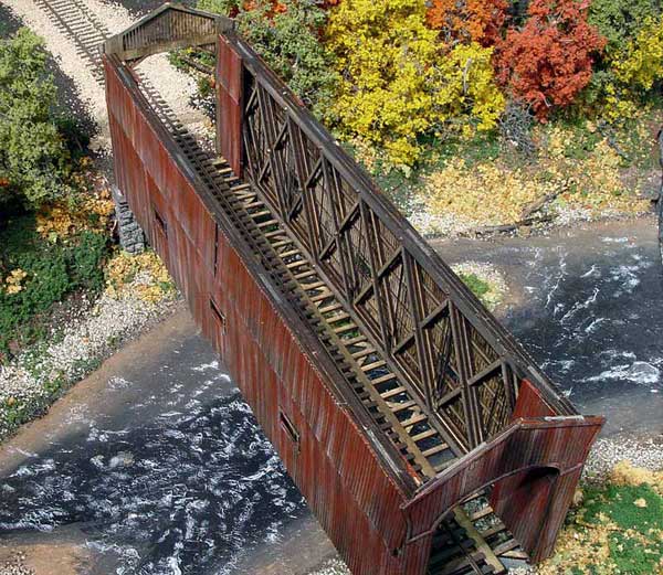 Branchline 672 HO Shoreham Covered Bridge Building Kit
