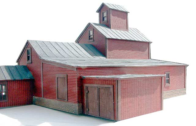 Branchline Trains 692 HO George A. Nickel's Milling & Feed Supply Laser-Cut Kit