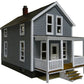 Branchline Trains 425 The Finley House 9-1/2" x 5" x 6" Laser-Art Kit