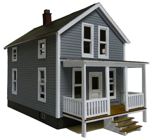 Branchline Trains 425 The Finley House 9-1/2" x 5" x 6" Laser-Art Kit