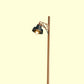 Brawa 84021 HO Scale Single Wooden Mast Light & Pin Socket
