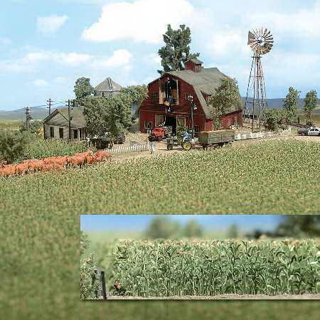 Busch 1202 HO Scale Corn Field Kit (Bag of 400 Plants)