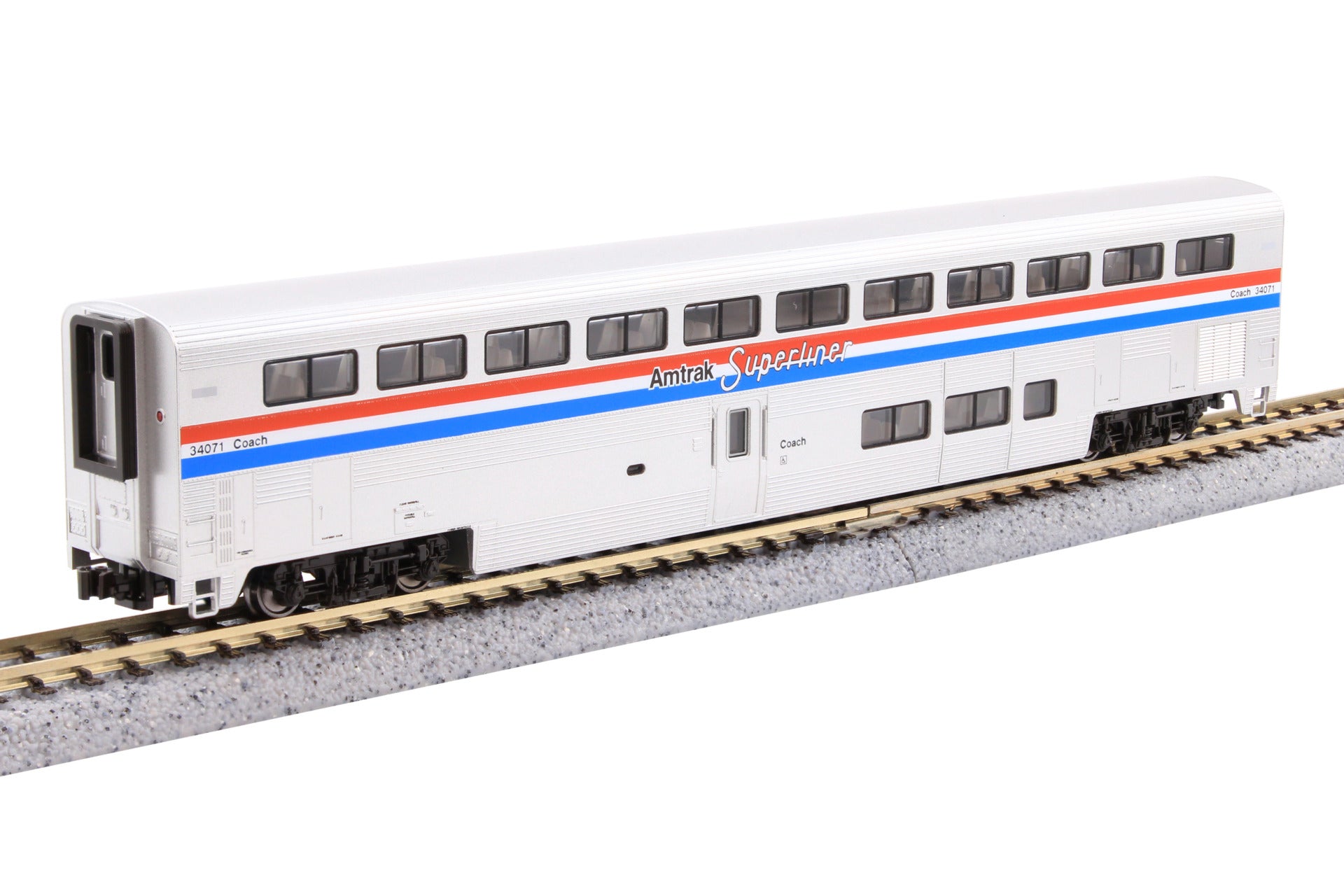 Kato 106-3530-DCC N AMTK F40PH Diesel Loco DCC & Superliner Ph. 3 Pass
