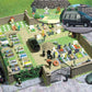 Busch 6049 HO Scale Cemetery Accessories Kit