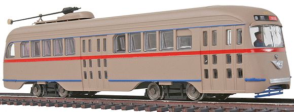 Con-Cor 001-093003 HO PCC Brooklyn Railcar #1001