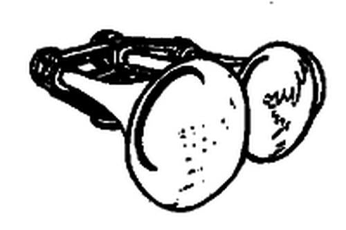 Custom Finishing 224 HO Scale Leslie Style Air Horn RSU-3C Three Chime Brass Kit