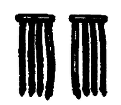 Custom Finishing 258 HO Diesel MU Hoses 4 Hose With Bracket (Pack of 4)