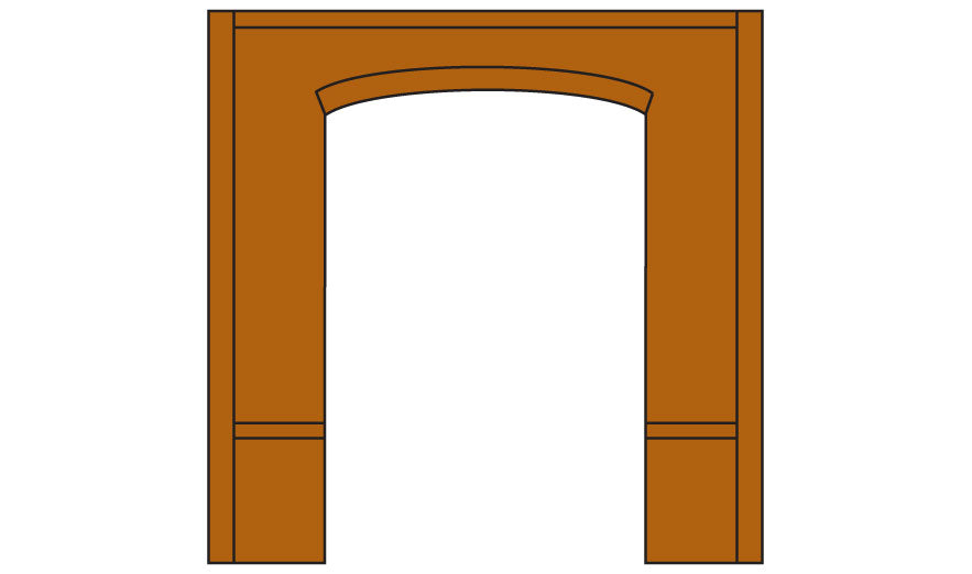 DPM 301-07 HO Scale Street Level Wall Sections W/Open Arch Kit