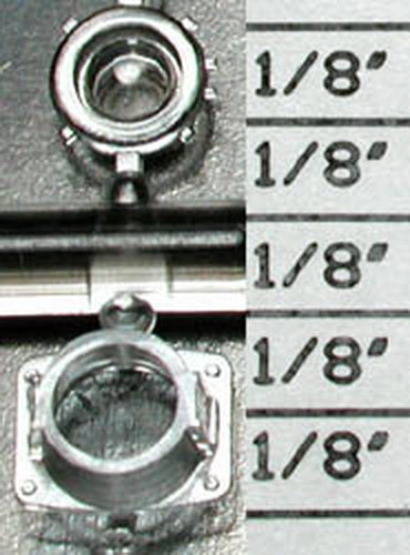 Detail Associates 1015 HO Large Single Headlight for NW/SW (Pack of 2)