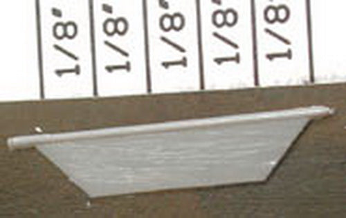 Detail Associates SS1301 HO Scale Cab Sunshade (Pack of 6)