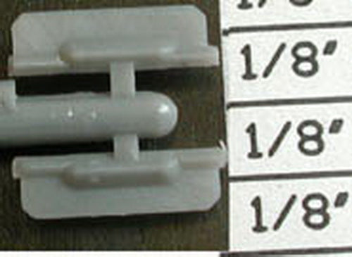 Detail Associates SS1302 HO Scale Cab Sunshade for F & E Units Type (Pack of 8)