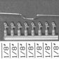 Detail Associates 2211 HO Coupler Lift Bars AAR Type 1 Bar & Brackets (Set of 2)