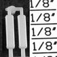 Detail Associates 2302 HO Scale 24" Plain Type Cab Armrests (Pack of 8)