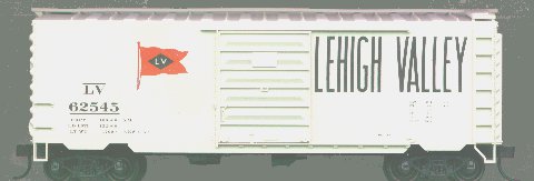 Accurail 3410 HO Lehigh Valley 3400 Series 40' PS-1 Steel Boxcar #62539