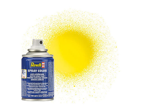 Revell 34112 Yellow Gloss Acrylic Paint - 100 ml. Spray Can