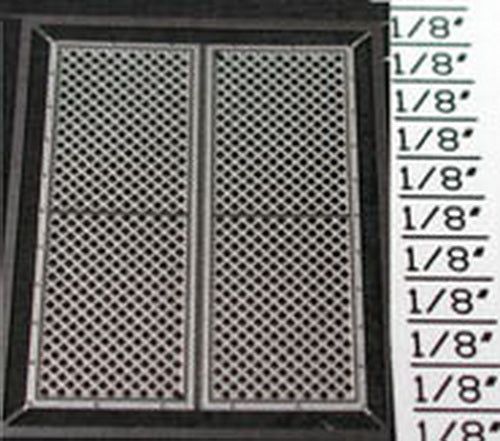 Detail Associates 2727 HO EMD Early Air Grilles for Proto 2000 SW9/1200