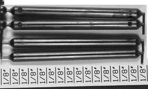 Detail Associates 3203 HO 15" GP35/40 Side Mount Air Reservoirs (Pack of 4)