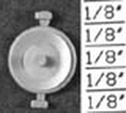 Detail Associates 6218 HO Round Covered Hopper Hatch Set (Pack of 8)
