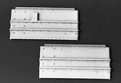 Detail Associates 6222 HO Riveted Ends for GS Style (Pack of 2)