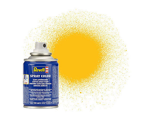 Revell 34115 Yellow Matt Spray Color Acrylic Paint - 100 ml. Spray Can