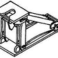 Details West TH-1008 HO Scale Flat Car Trailer Hitch Style II Metal Kit (2)
