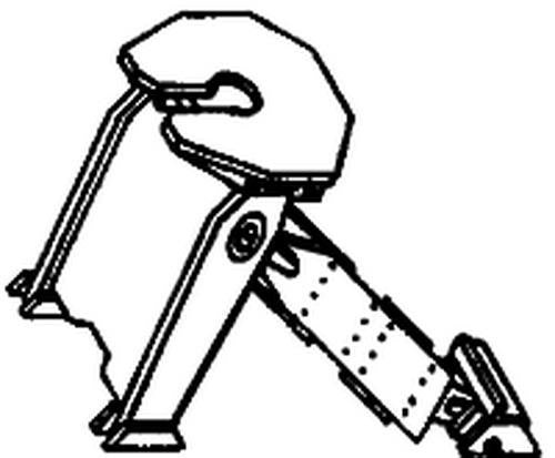 Details West 1012 HO Scale Pullman Standard Cushioned Fixed Hitch (Pack of 2)