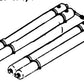 Details West AT-146 HO Scale Roof Mount Air Tank for 1st Gen EMD Set