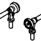 Details West AH-174 HO Scale Wabco Type E Single Chime Air Horns (Pack of 2)
