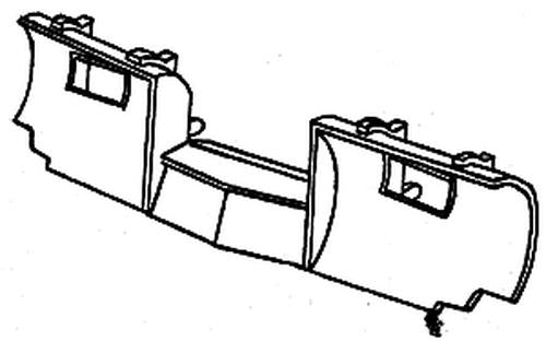 Details West 180 HO Scale Medium Height Snowplow Flat for 2nd Gen Hood Unit