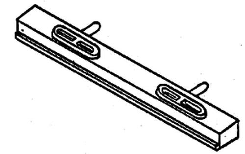 Details West 193 HO Scale Pilot Beam w/o Footboards (Set of 2)