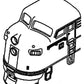 Details West 208 HO Scale  F-3 F-7 F-9 E Detail Set for A-Units