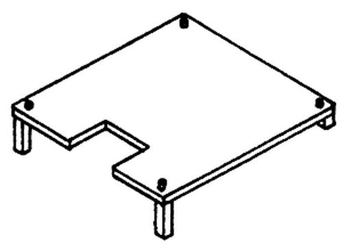 Details West AS-223 HO Scale Antenna Mounting Stand Style # 2 (Pack of 2)