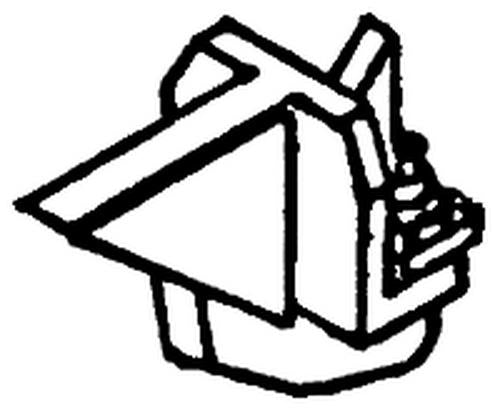 Details West 240 HO Scale GE Fuel Tank Bracket (Pack of 4)