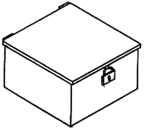 Details West 910 HO Scale Medium Unpainted Metal Ground Box (Pack of 2)