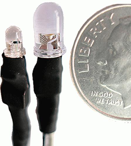 Evans Designs UP3 Pico Chip LED w/8 20.3cm Magnet Wire Leads Red