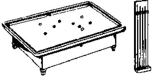 Evergreen Hill 648 HO Pool Table & Cue Rack