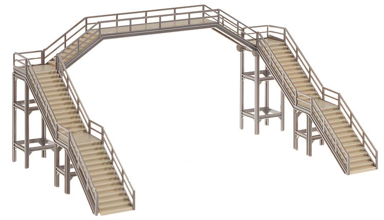 Faller Gmbh 120178 HO 2-Track Steel Footbridge