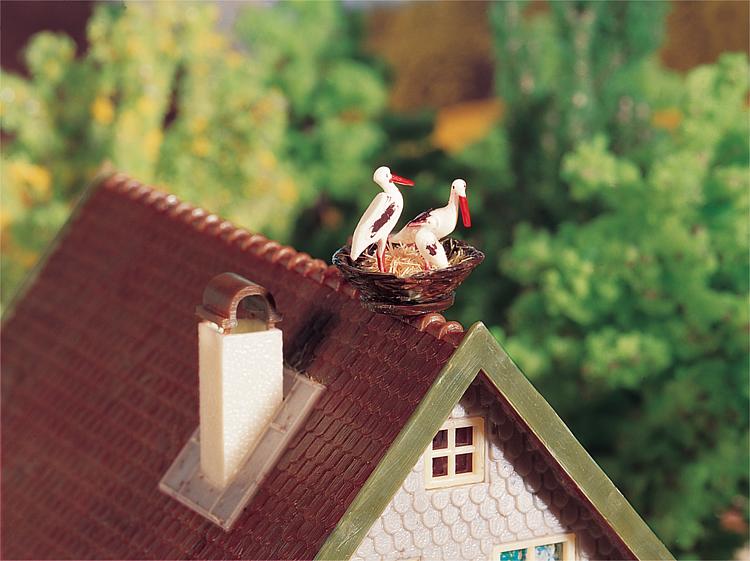 Faller 130280 HO Scale House with Stork's Nest