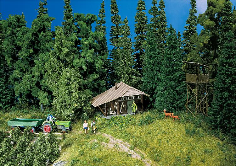 Faller 130299 HO Scale Log Cabin Building Kit