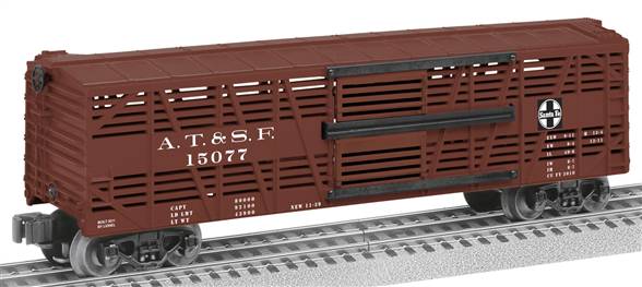 Lionel 6-15077 O Gauge ATSF Stock Car